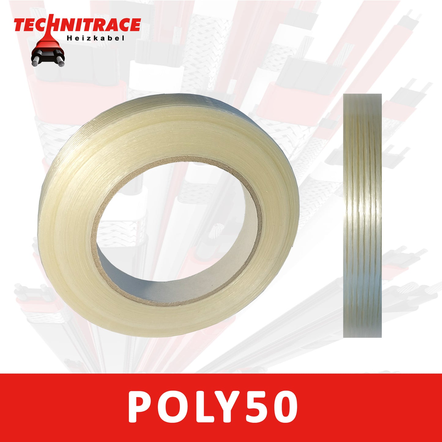 Klebeband zur Befestigung POLY50