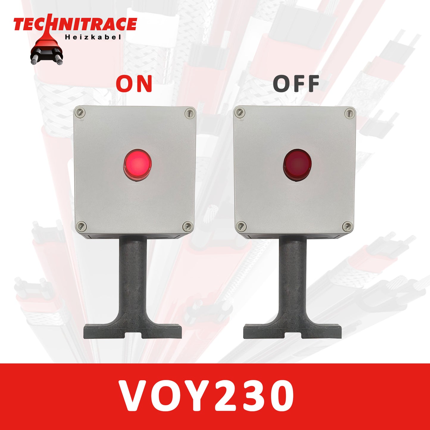 Verteilerbox mit Kontrollleuchte VOY230