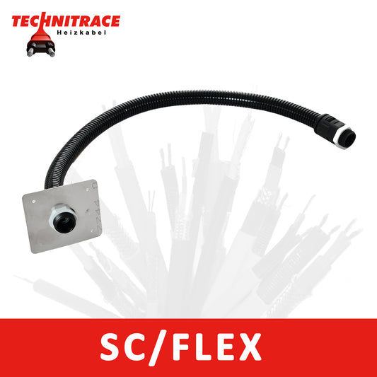 Kabeldurchführung mit Wellrohr SC/FLEX